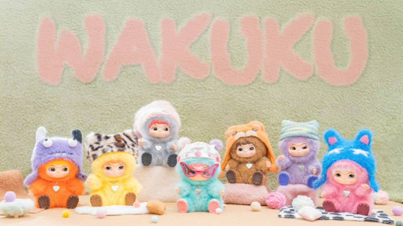 WAKUKU抢着当LABUBU平替